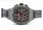 RM011 Black Ceramic/DLC RMF Black Crown on Black Rubber Strap A7750