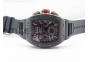 RM011 Black Ceramic/RG RMF Red Crown on Black Rubber Strap A7750