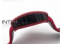 RM 035-2 Red Forged Carbon Red Inner Bezel Skeleton Dial on Red Nylon Strap MIYOTA9015