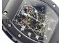 RM022 PVD Skeleton Dial on Black Rubber Strap MIYOTA 9015