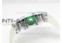 RM056 RMF Green Inner Bezel Skeleton Dial on transparent Rubber Strap MIYOTA9015