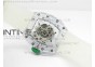 RM056 RMF Green Inner Bezel Skeleton Dial on transparent Rubber Strap MIYOTA9015