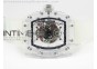 RM056 RMF Black Inner Bezel Skeleton Dial on transparent Rubber Strap MIYOTA9015