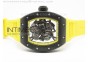 RM055 PVD RMF Yellow Inner Bezel Skeleton Dial on Yellow Rubber Strap MIYOTA9015