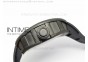 RM055 PVD RMF Black Inner Bezel Skeleton Dial on Black Rubber Strap MIYOTA9015