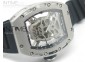 RICHARD MILLE SS Silver Dial A23J on Black Rubber Strap