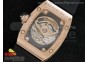 RM 007 Lady RG Diamonds Dial on Black Rubber Strap 6T51