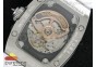 RM 007 Lady SS Diamonds Dial on White Rubber Strap 6T51