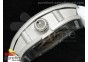 RM 007 Lady SS Diamonds Dial SS Case on White Rubber Strap 6T51