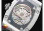 RM 007 Lady SS Diamonds Dial SS Case on Black Rubber Strap 6T51