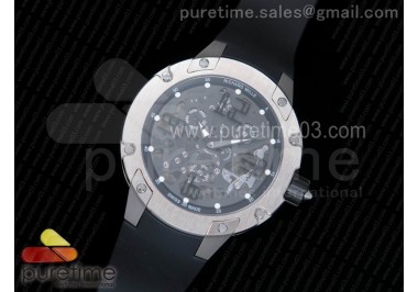 RM033 Titanium SF Best Edition Arabic Markers Dial on Black Rubber Strap Micro-Rotor Movement