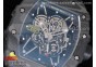 RM035-02 Rafael Nadal Forged Carbon Caseback KVF Best Edition Skeleton Dial Black on Black Rubber Strap MIYOTA8215 V2