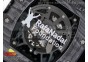 RM035-02 Rafael Nadal Forge Carbon Titanium Case KVF Best Edition Skeleton Dial White on White Nylon Strap MIYOTA8215