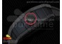 RM035-02 Rafael Nadal Forge Carbon Titanium Case KVF Best Edition Skeleton Dial Red on Black Rubber Strap MIYOTA8215