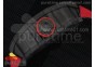 RM 035 Forge Carbon Black Inner Bezel Skeleton Dial on Red Nylon Strap MIYOTA9015