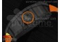 RM 035 Forge Carbon Orange Inner Bezel Skeleton Dial on Orange Nylon Strap MIYOTA9015