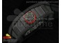 RM 036 Red PVD Forge Carbon Bezel Skeleton Dial on Black Rubber Strap A23J