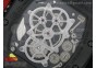 RM 036 Red PVD Forge Carbon Bezel Skeleton Dial on Black Rubber Strap A23J