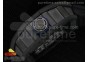 RM 036 Blue PVD Forge Carbon Bezel Skeleton Dial on Black Rubber Strap A23J