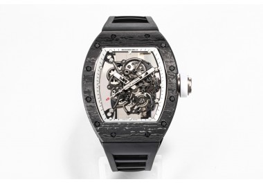 RM 055 Bubba Watson Americas Edition White Legend in NTPT on Black Rubber Strap RMUL2