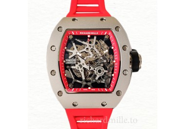 Richard Mille RM35 Men Mechanical Rubber Band Watch