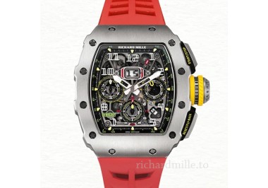 Richard Mille RM 11-03 Transparent Dial Rubber Band Men’s Red