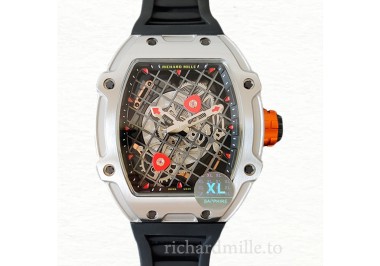 Richard Mille RM27-04 Mechanical Men Transparent Dial Stainless Steel Watch