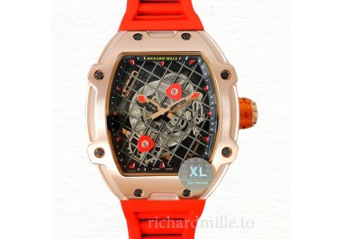 Richard Mille RM27-04 Mechanical Men Transparent Dial Rubber Band