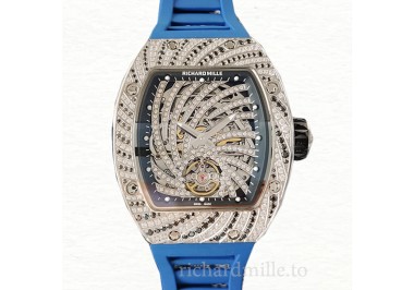 Richard Mille RM51-02 Mechanical Ladies Rubber Band Diamond Bezel