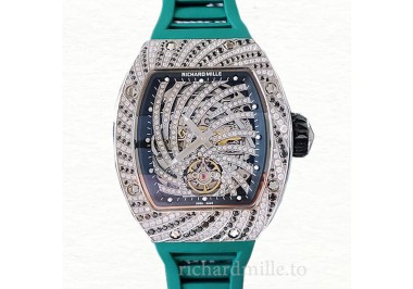 Richard Mille RM51-02 Ladies Mechanical Watch Diamond Paved Dial