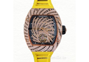 Richard Mille RM51-02 Mechanical Ladies Watch Diamond Paved Dial