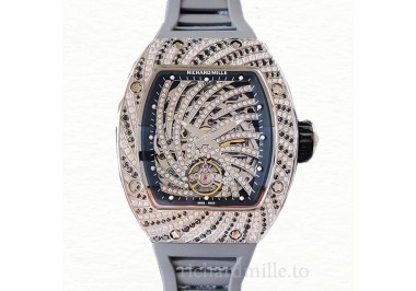 Richard Mille RM51-02 Ladies Mechanical Watch Diamond Paved Dial