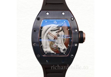 Richard Mille RM52-02 Men Mechanical Watch Rubber Band