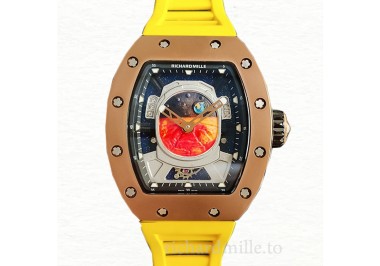 Richard Mille RM52-05 Men Mechanical Watch Rubber Band