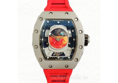 Richard Mille RM52-05 Men Mechanical Mars Earth Dial Rubber Band