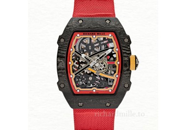 Richard Mille RM 67-02 Strap Transparent Dial Men’s Red Watch