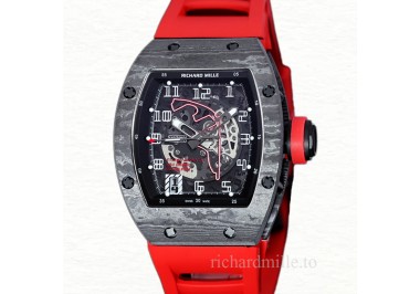 Richard Mille RM 010 Men Automatic Watch Rubber Band