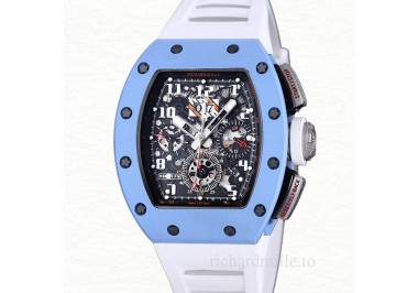 Richard Mille RM 011 Automatic Men Watch Rubber Band Acrylic