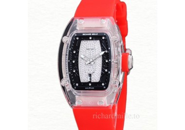 Richard Mille RM 07-02 Automatic Ladies Diamonds Dial Rubber Band