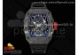 RM035-02 Real NTPT ZF 1:1 Best Edition Skeleton Dial on Black Rubber Strap NH05A V4