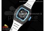 RM055 "Yas Marina Circuit" Real NTPT ZF 1:1 Best Edition on White Rubber Strap NH05A V3