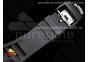 RM055 Real NTPT ZF 1:1 Best Edition Skeleton White Dial on Black Rubber Strap NH05A V3