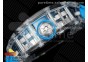 RM 53-01 Transparent Case Real Tourbillon Pablo Mac Donough JBF Best Edition on Blue Rubber Strap V2