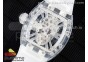 RM012 Transparent Tourbillon RMF Best Edition Skeleton Dial on Rubber Strap