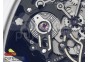 RM055 Ti White Ceramic ZF 1:1 Best Edition Skeleton Dial on White Rubber Strap NH05A V2