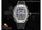 RM21-01 SS Tourbillon RMF Best Edition Skeleton Dial on Black Rubber Strap