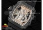 RM21-01 RG Tourbillon RMF Best Edition Skeleton Dial on Black Rubber Strap