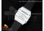 RM027-02  Nadal Real Tourbillon RMF Best Edition White Forge Carbon Black Inner Bezel on Black Nylon Strap