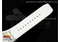 RM055 White Ceramic BBR Best Edition Skeleton Dial on White Rubber Strap Clone RMUL2