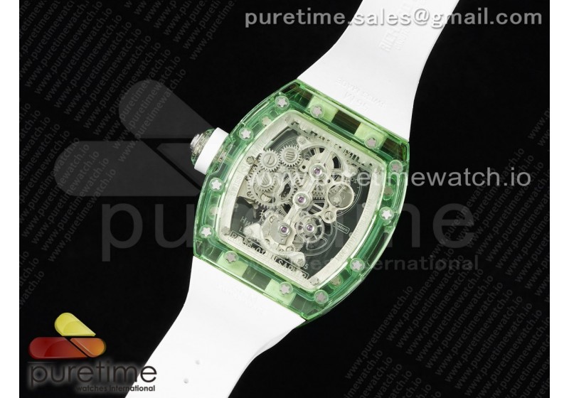 RM56 01 Green Transparent Tourbillon RMF Best Edition Skeleton